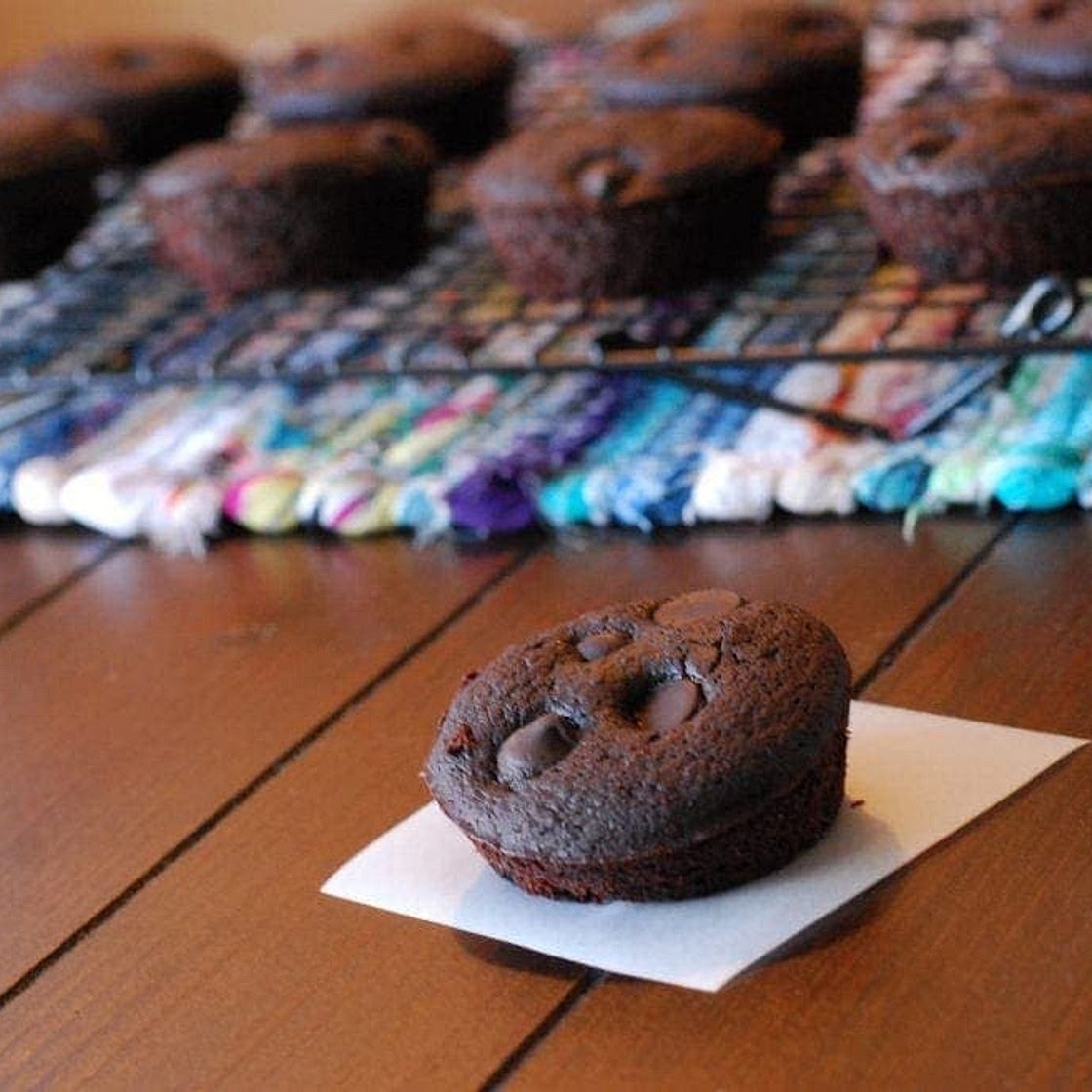 Chocolate Chickpea Cupcakes