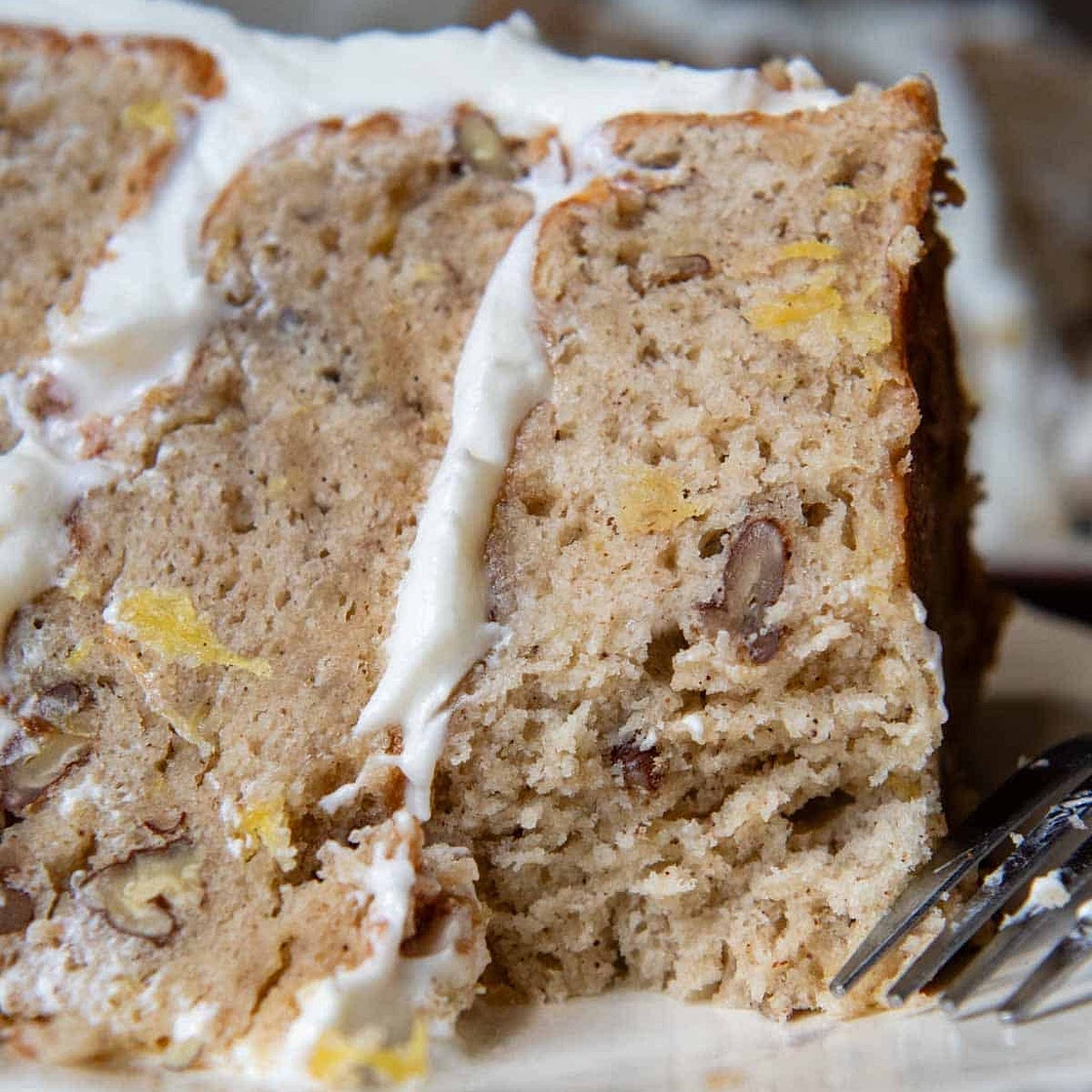 Moist Gluten-Free Hummingbird Cake with Oil