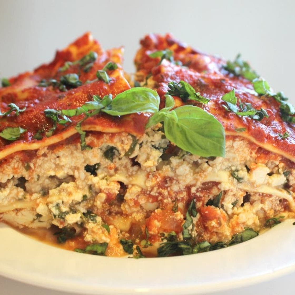 Tofu-Spinach Lasagna