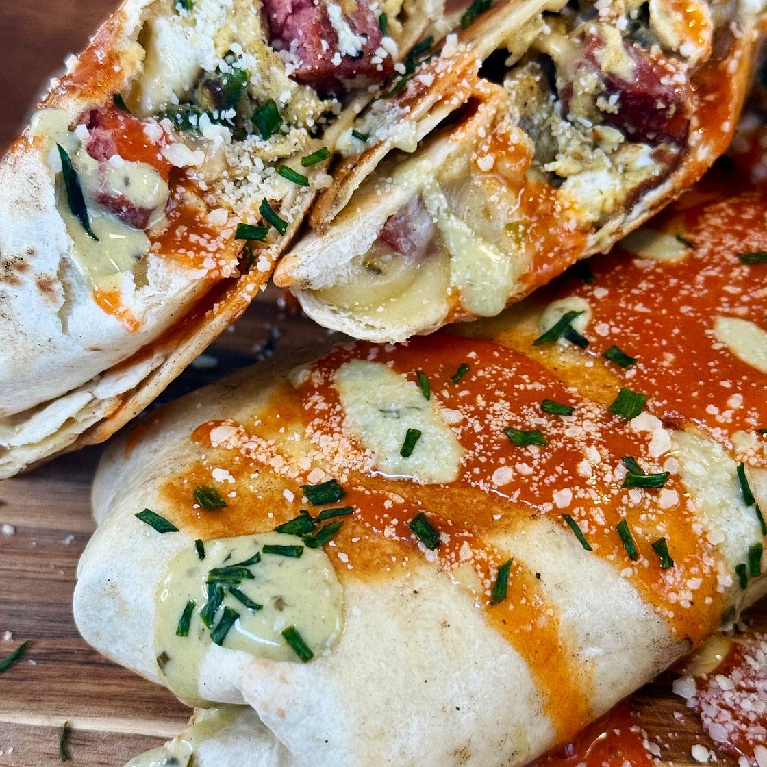 Blackstone Sausage Jalapeno Breakfast Burritos