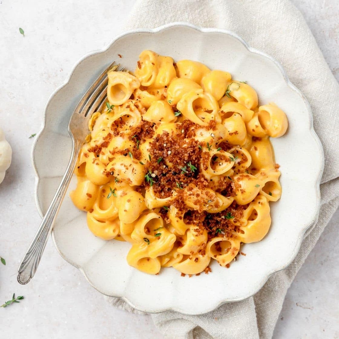 Creamy Pumpkin Mac and Cheese