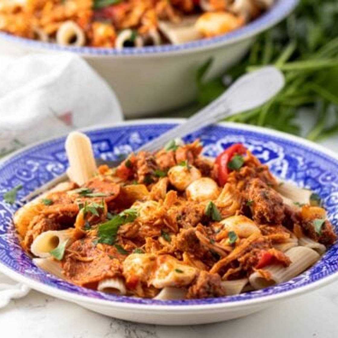 Crockpot Keto Supreme Pizza Casserole