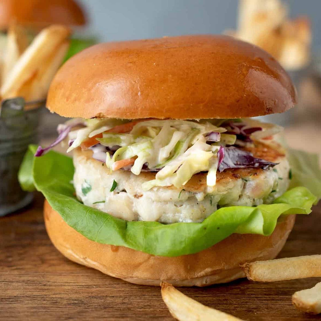 Tilapia Fish Burgers