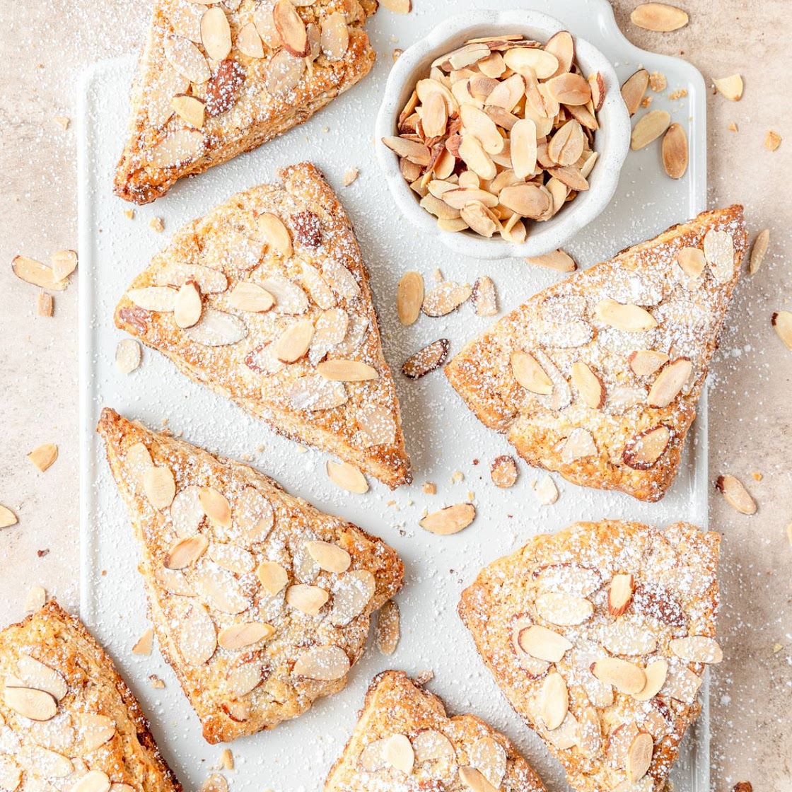 Brown Butter Almond Scones