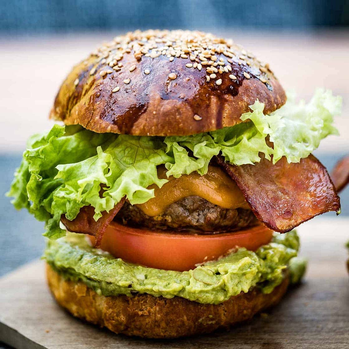 Avocado Bacon Burger Recipe