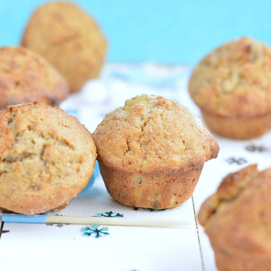 Whole-Wheat Banana Muffins