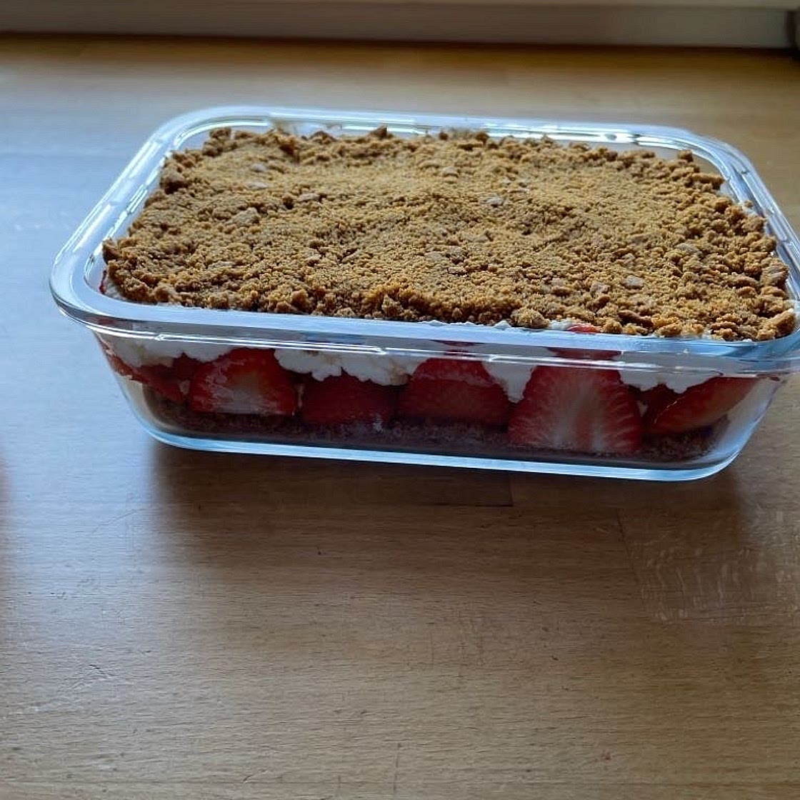 Façon tiramisu fraise