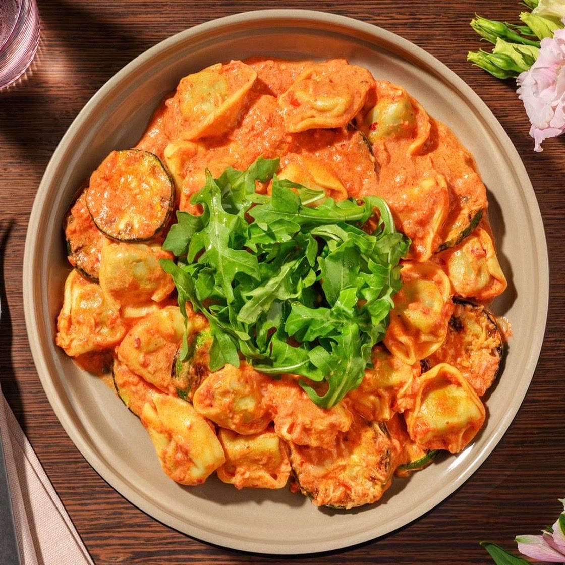 Rich and Creamy Veggie 'Nduja Tortelloni