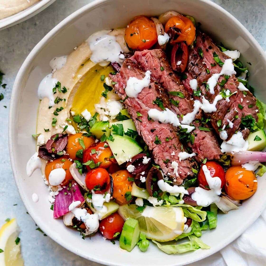 Mediterranean Steak Bowls