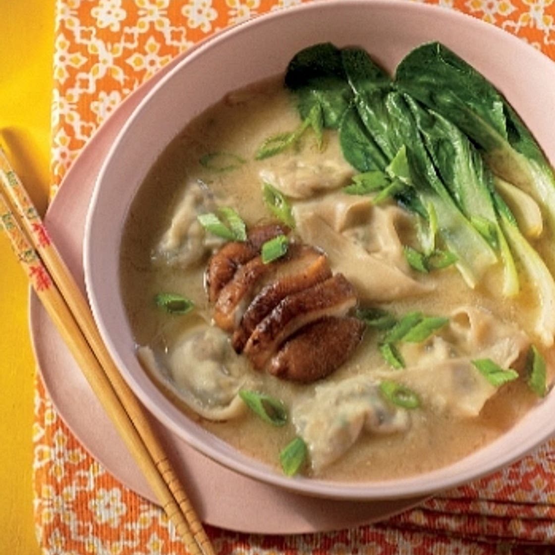 Tofu Dumpling Miso Soup