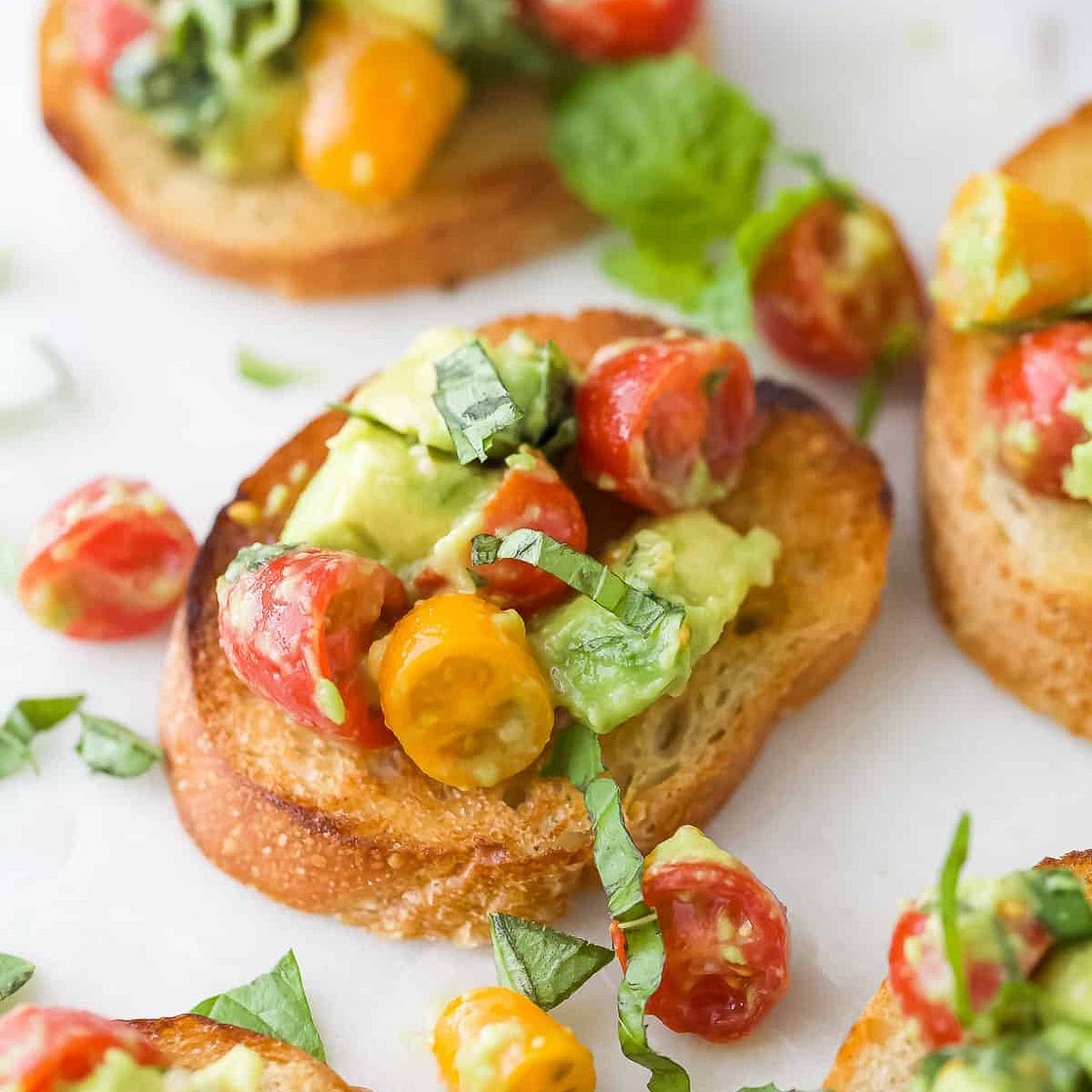 Avocado Bruschetta