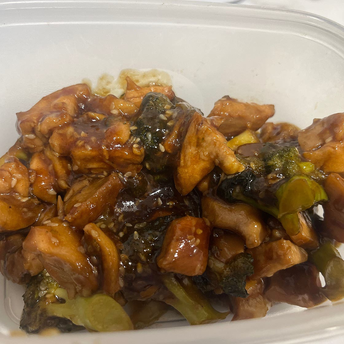 Honey Sesame Chicken and Broccoli
