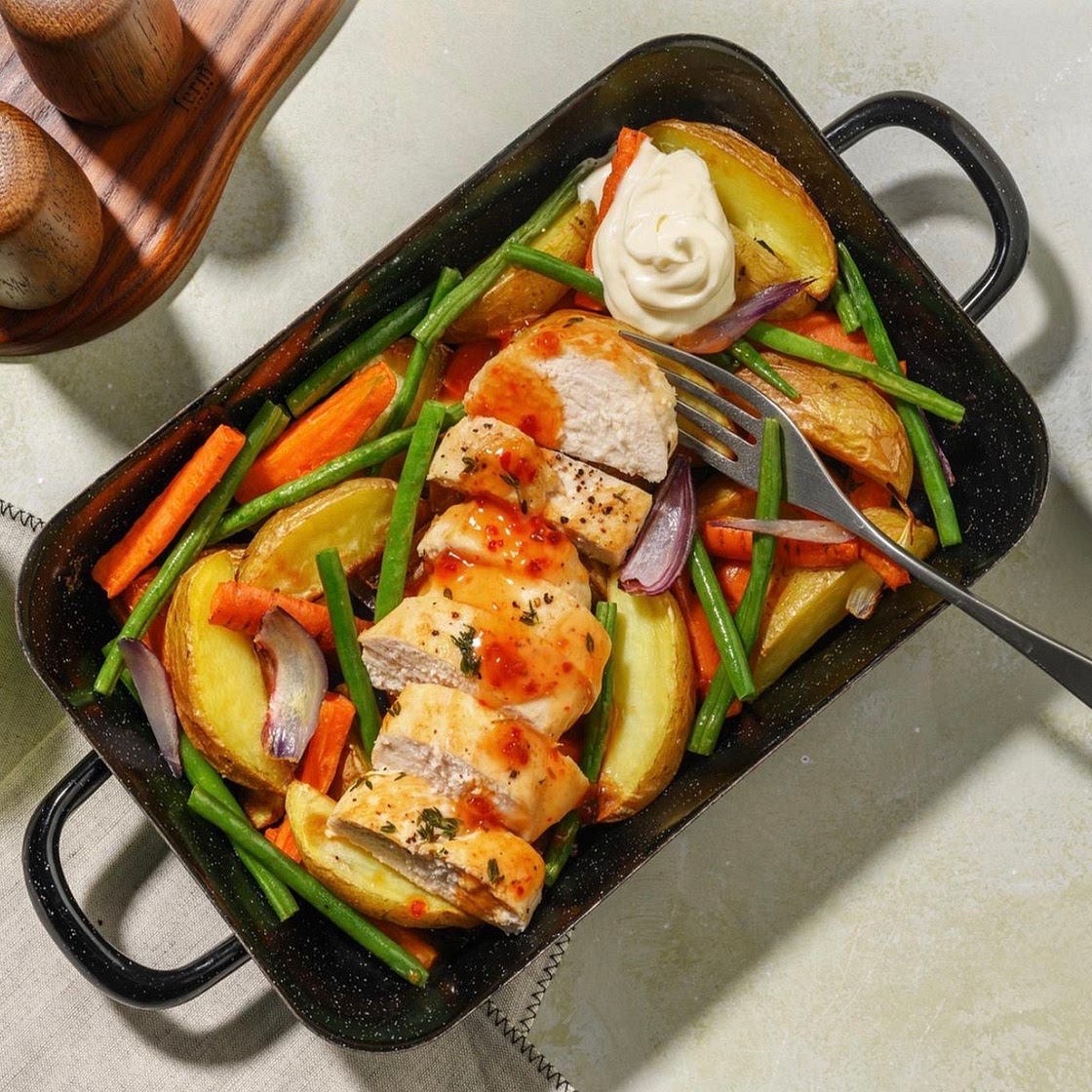 Family Favourite Thyme Roasted Chicken