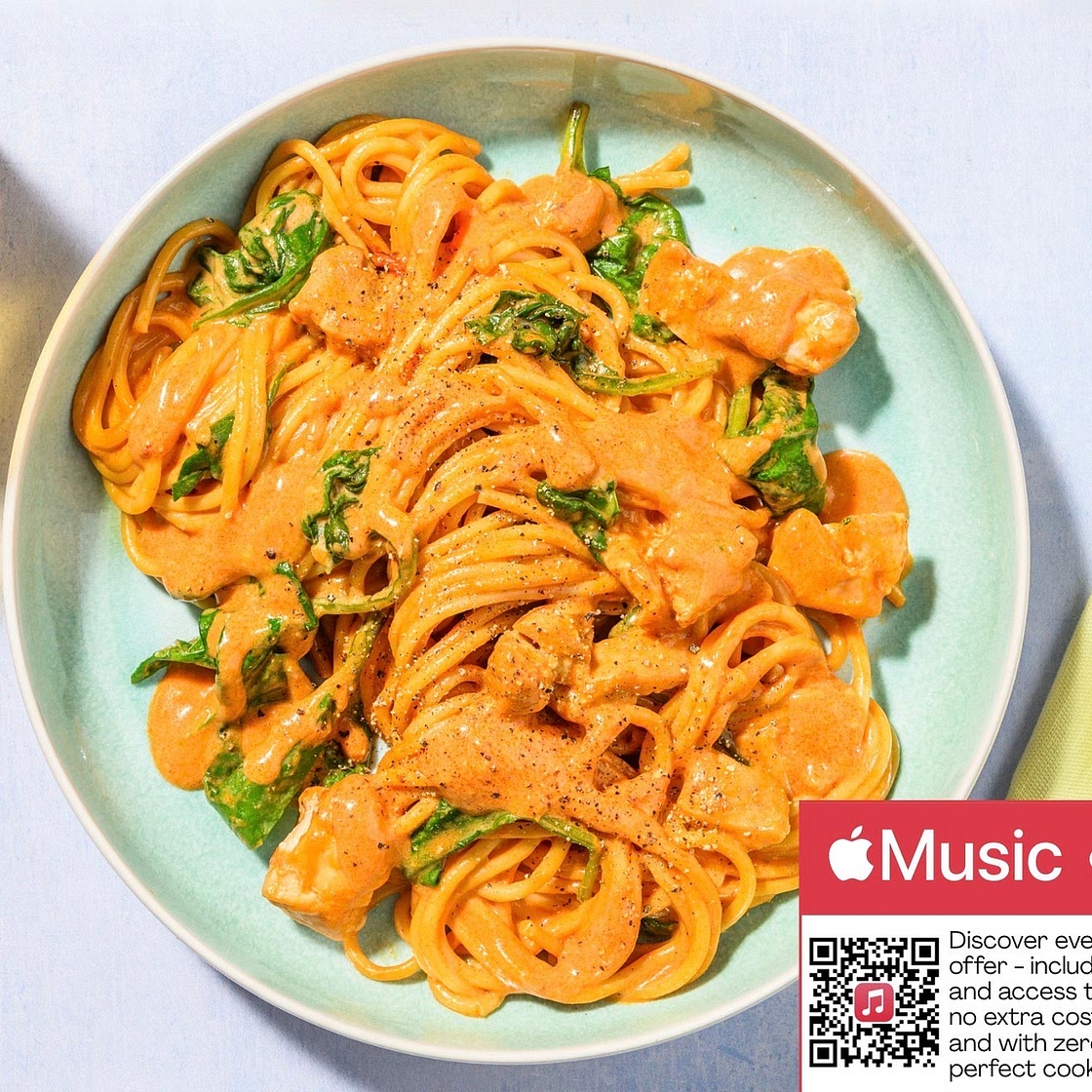 Easy Peasy Harissa Chicken Spaghetti