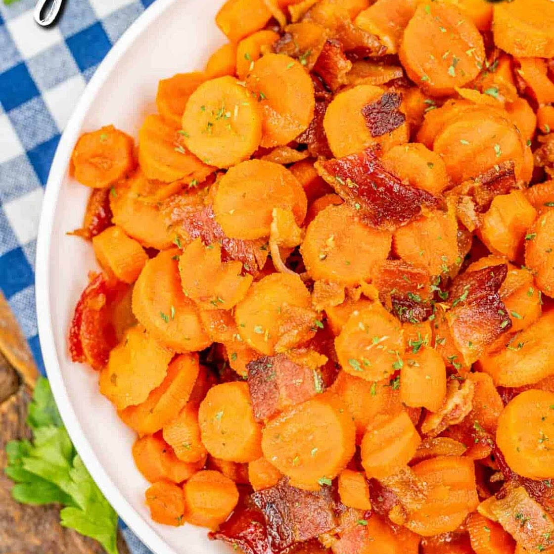 Bacon Smothered Carrots