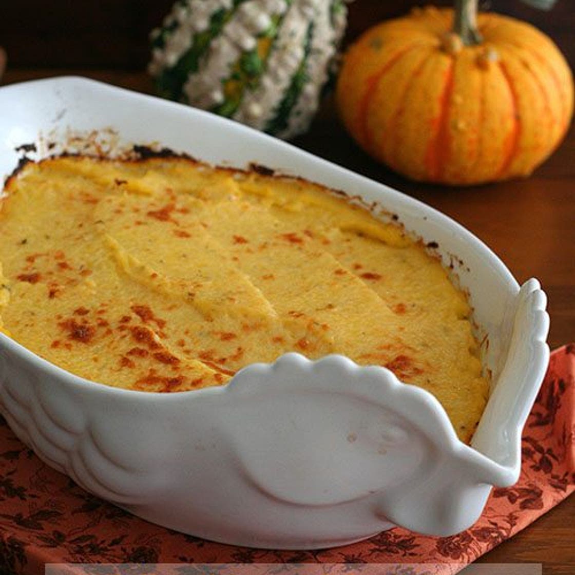 Cauliflower and Butternut Squash Casserole