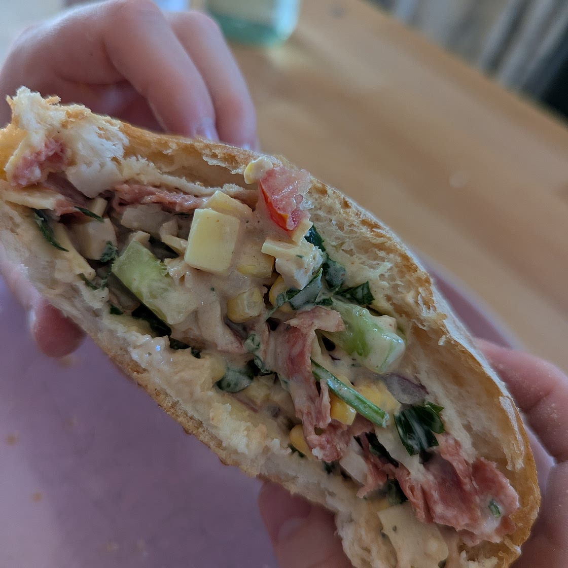 Taboli & Cold Cut Deli Sandwiches