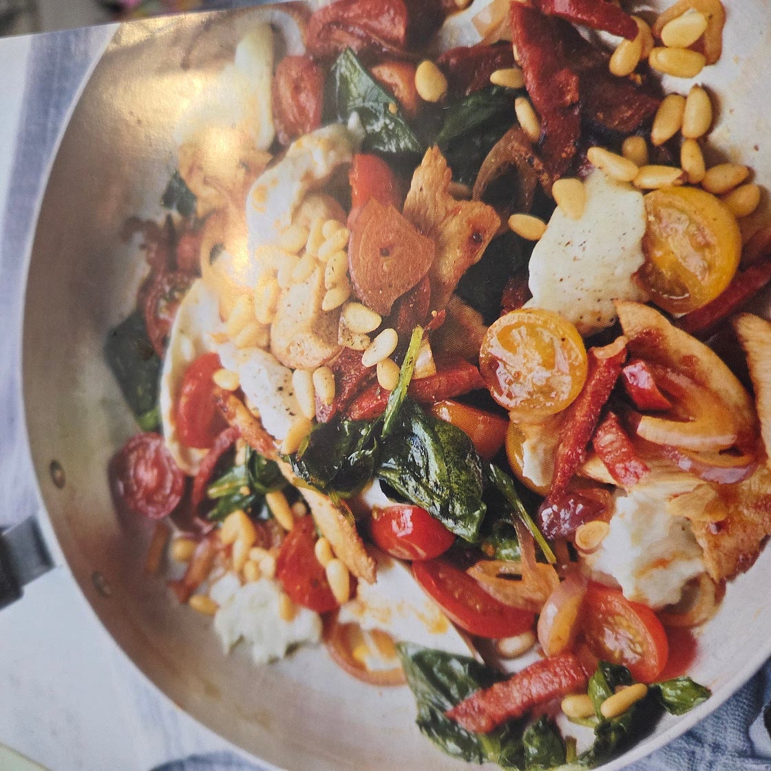 Cheesy Chorizo Chicken and Spinach