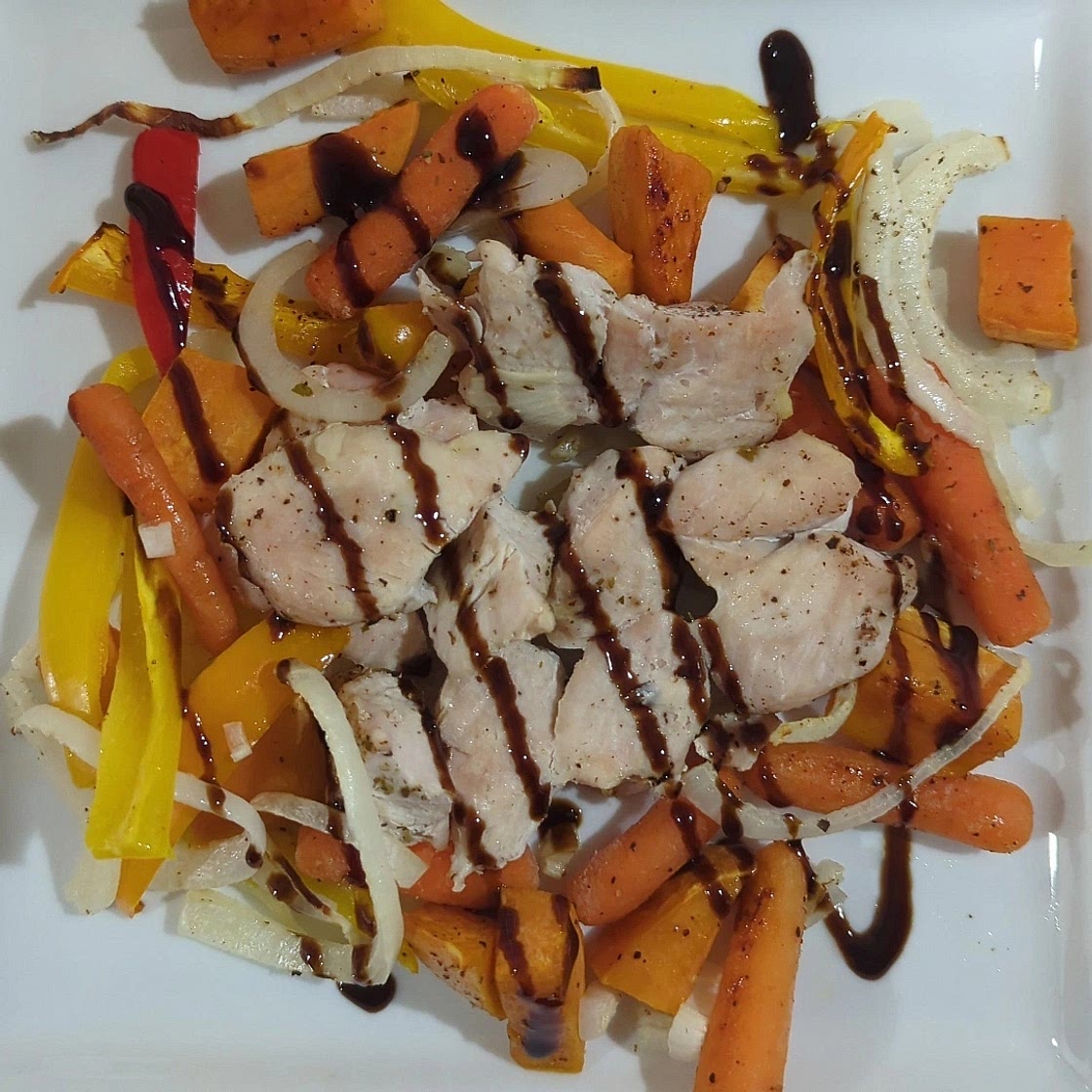 One-Pan Chicken & Veggie Sheet Pan Dinner