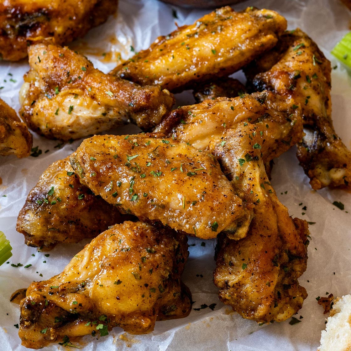 Crispy Garlic Parmesan Chicken Wings Recipe
