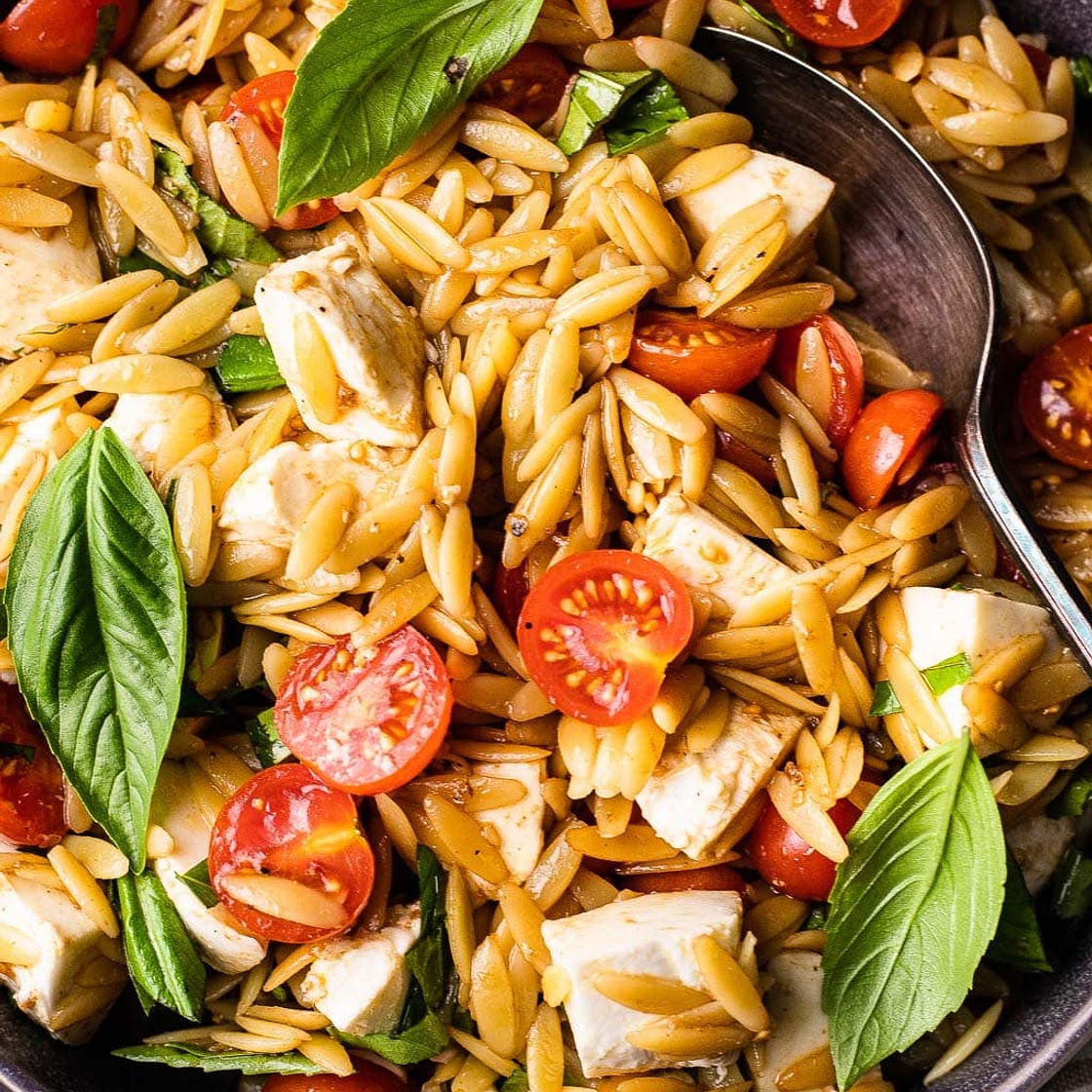 Caprese Orzo Salad