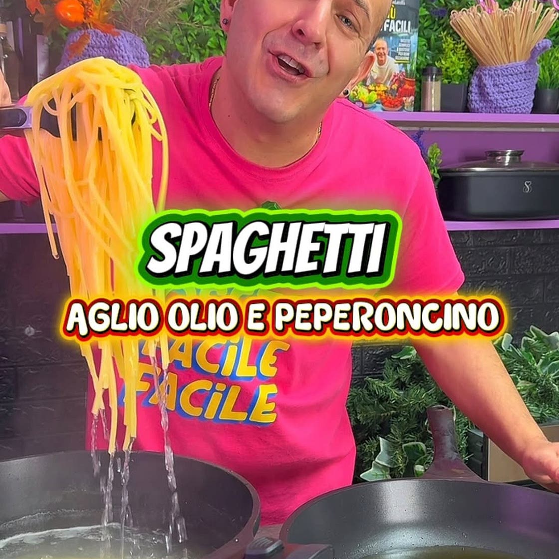 Spaghetti aglio e olio e peperoncino