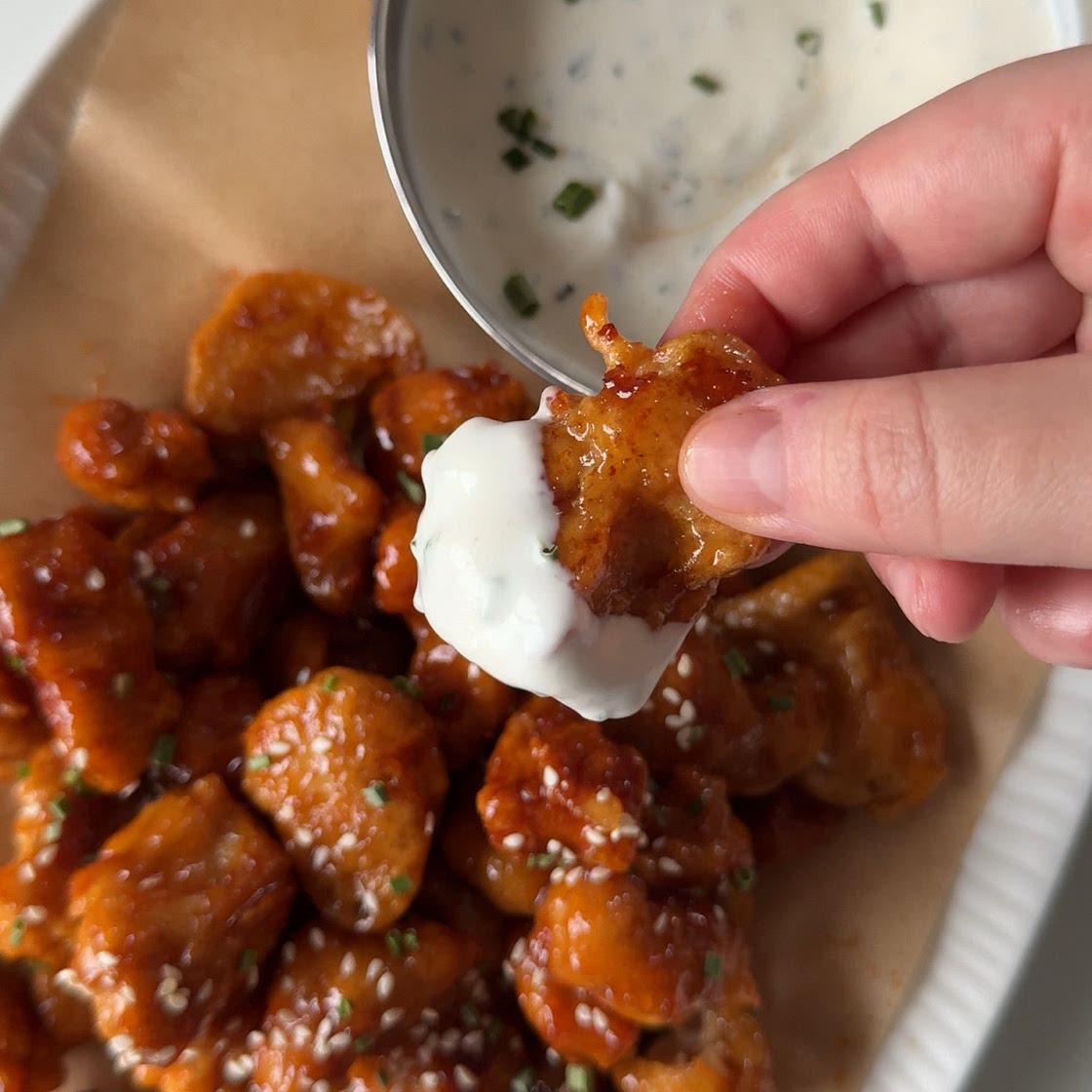 KOREAN FRIED CHICKEN WITH DIPPING SAUCE