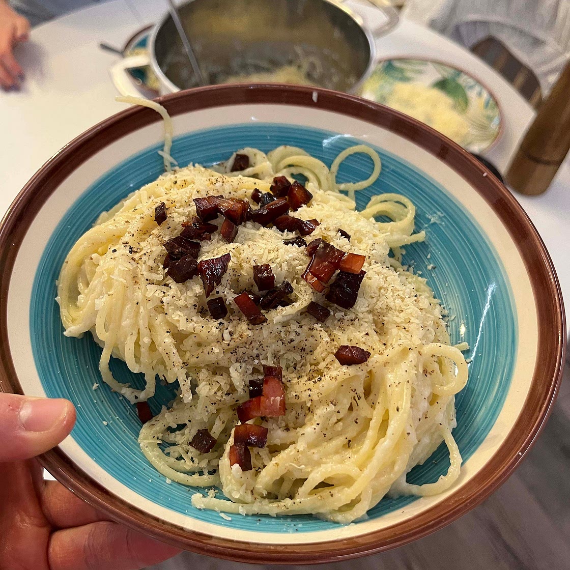Cauliflower Alfredo pasta (Joshua)