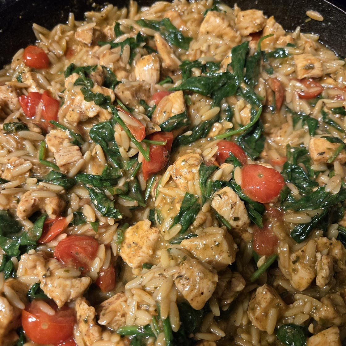 Chicken Orzo (30-Minutes, One-Pan)