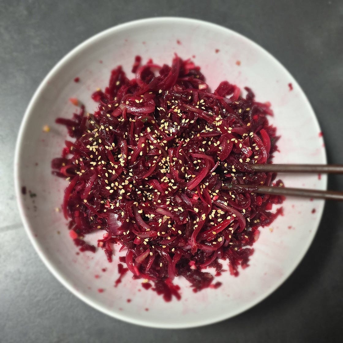 Vegan Beet Salad (Korean Style)