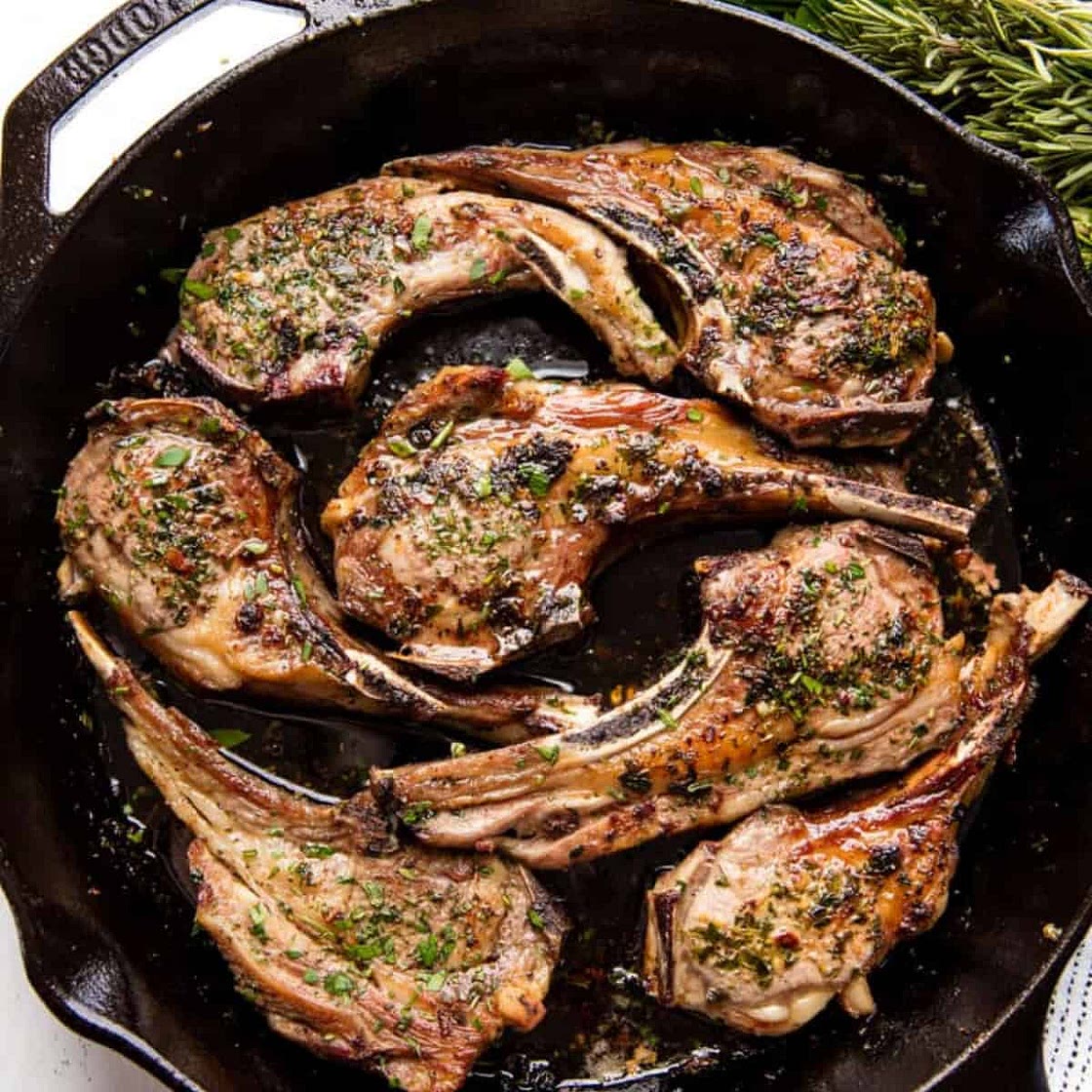 Garlic Herb Lamb Chops