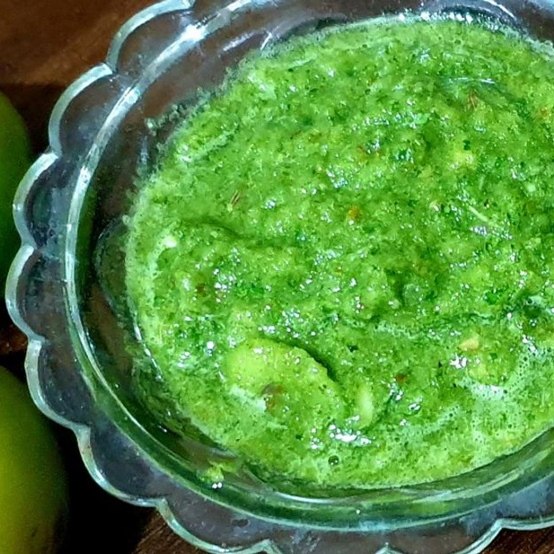 हरे टमाटर की चटनी (hare tamatar ki chutney recipe in Hindi)