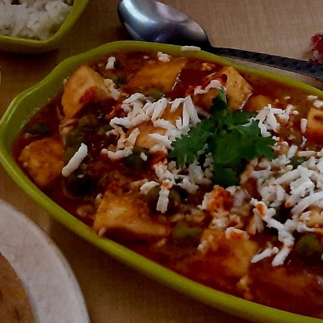 मटर पनीर (matar paneer recipe in Hindi)