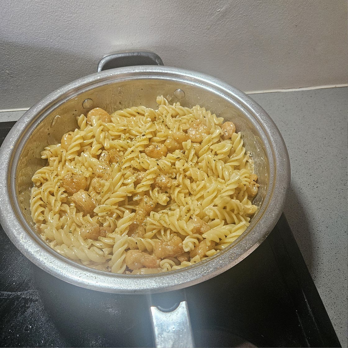 Garlic butter prawn Pasta