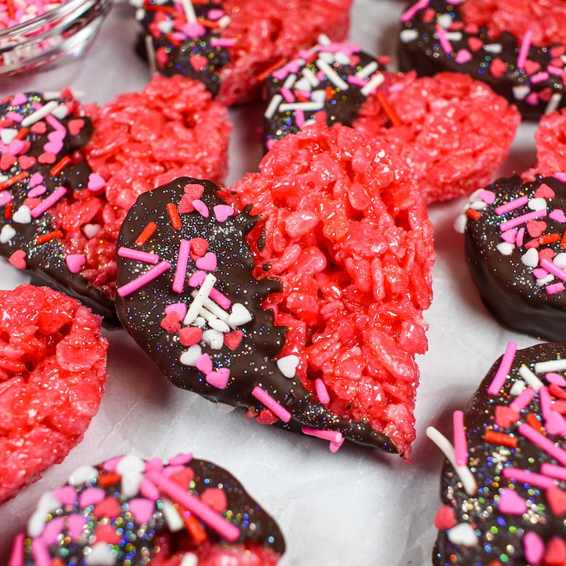 Valentine Rice Krispie Treats