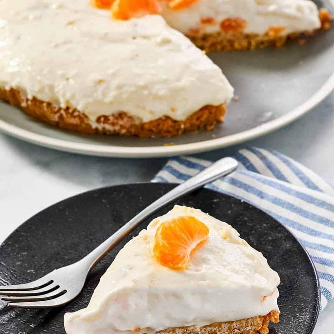 Easy Mandarin Orange Cheesecake | Creamy Citrus Dessert
