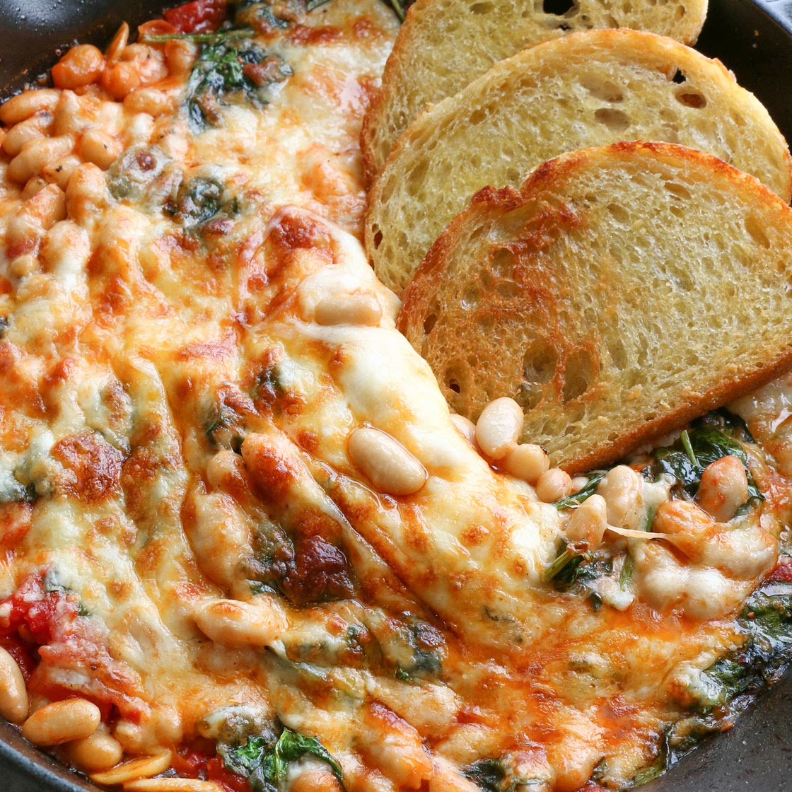 Cheesy White Bean Tomato Bake recipe
