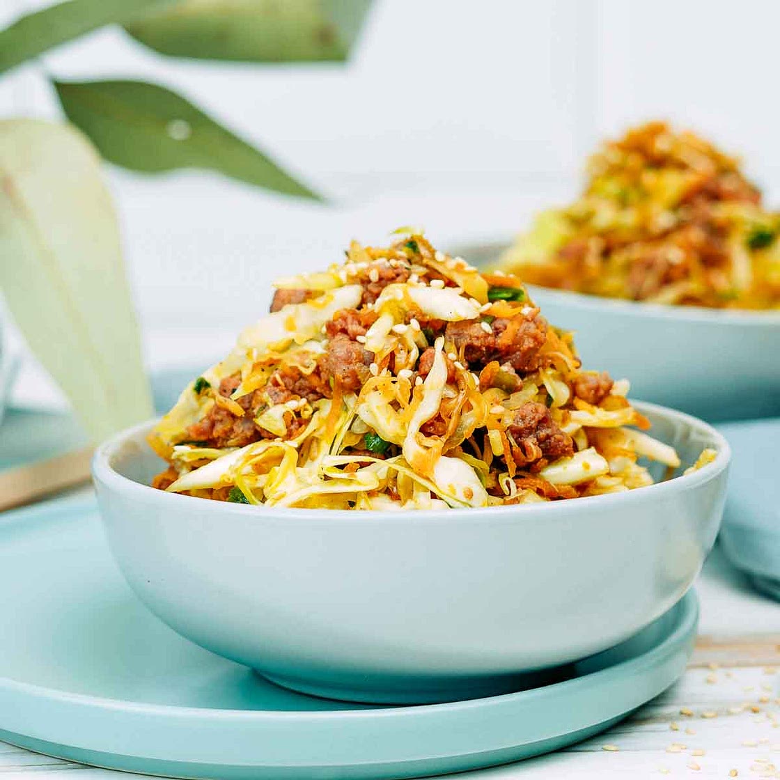 Keto Egg Rolls In A Bowl