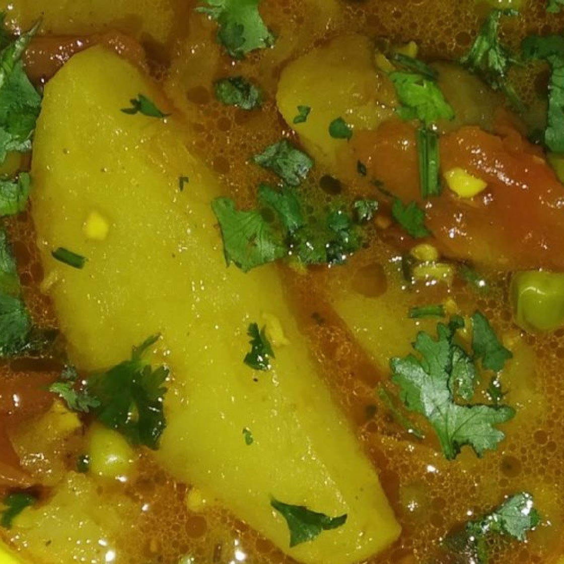 आलू मटर की सब्जी (aloo matar ki sabzi recipe in Hindi)