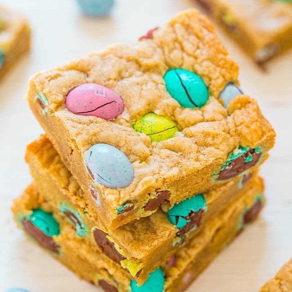 Easter Egg Blondies