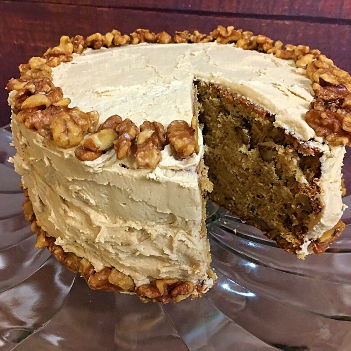 Maple Walnut Cake