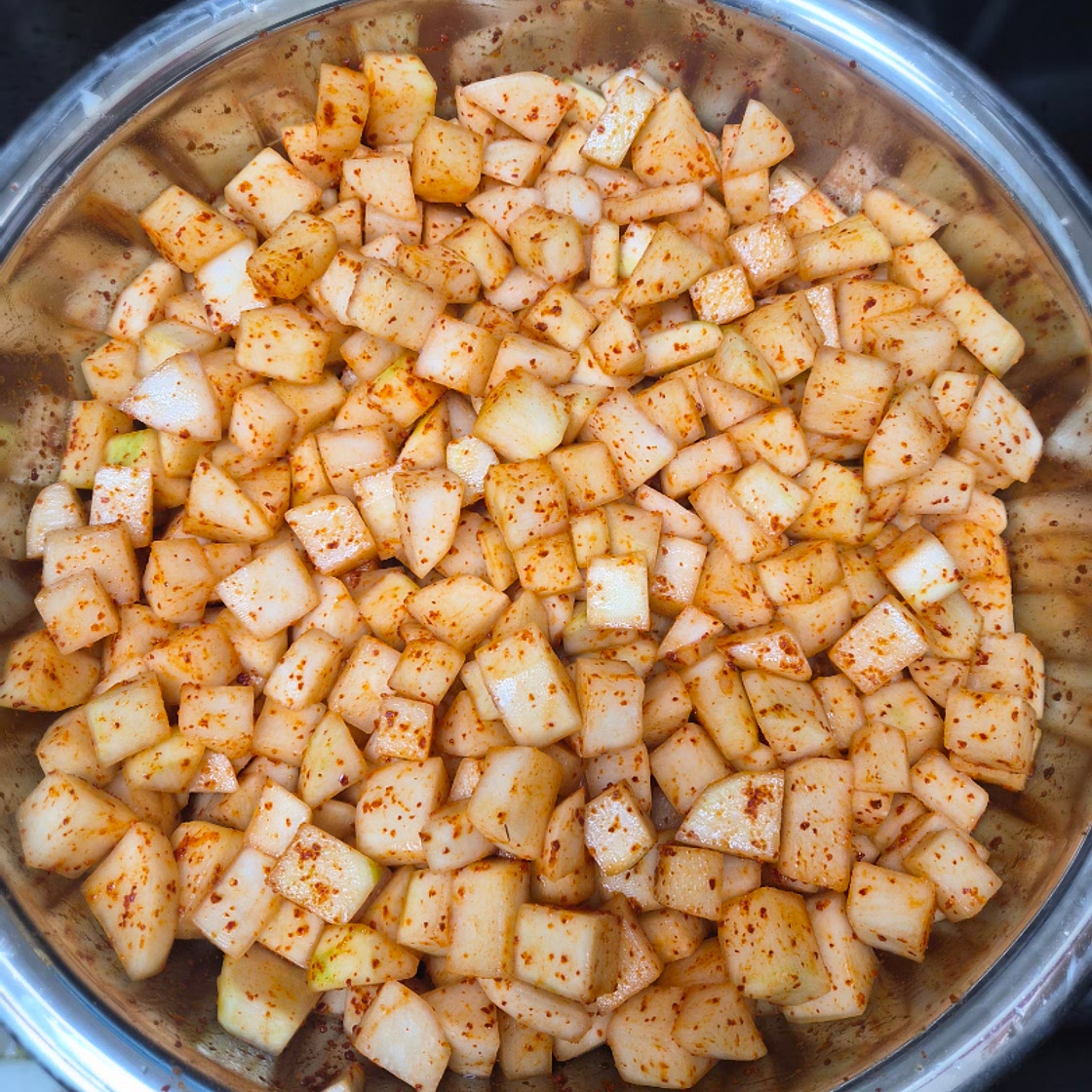 가을 깍두기담그는법 무김치 깍두기 레시피