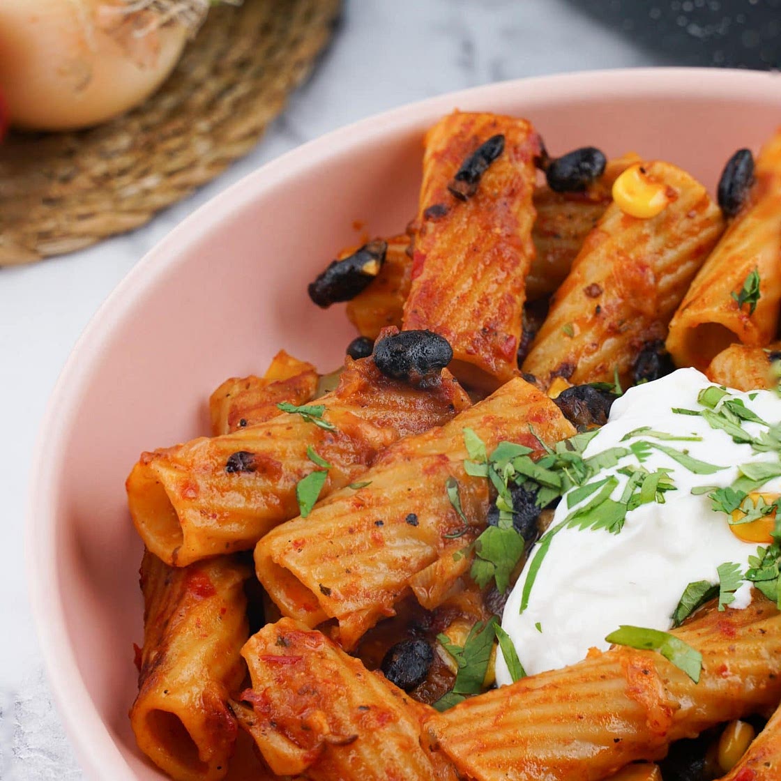 One-Pan Enchilada Pasta