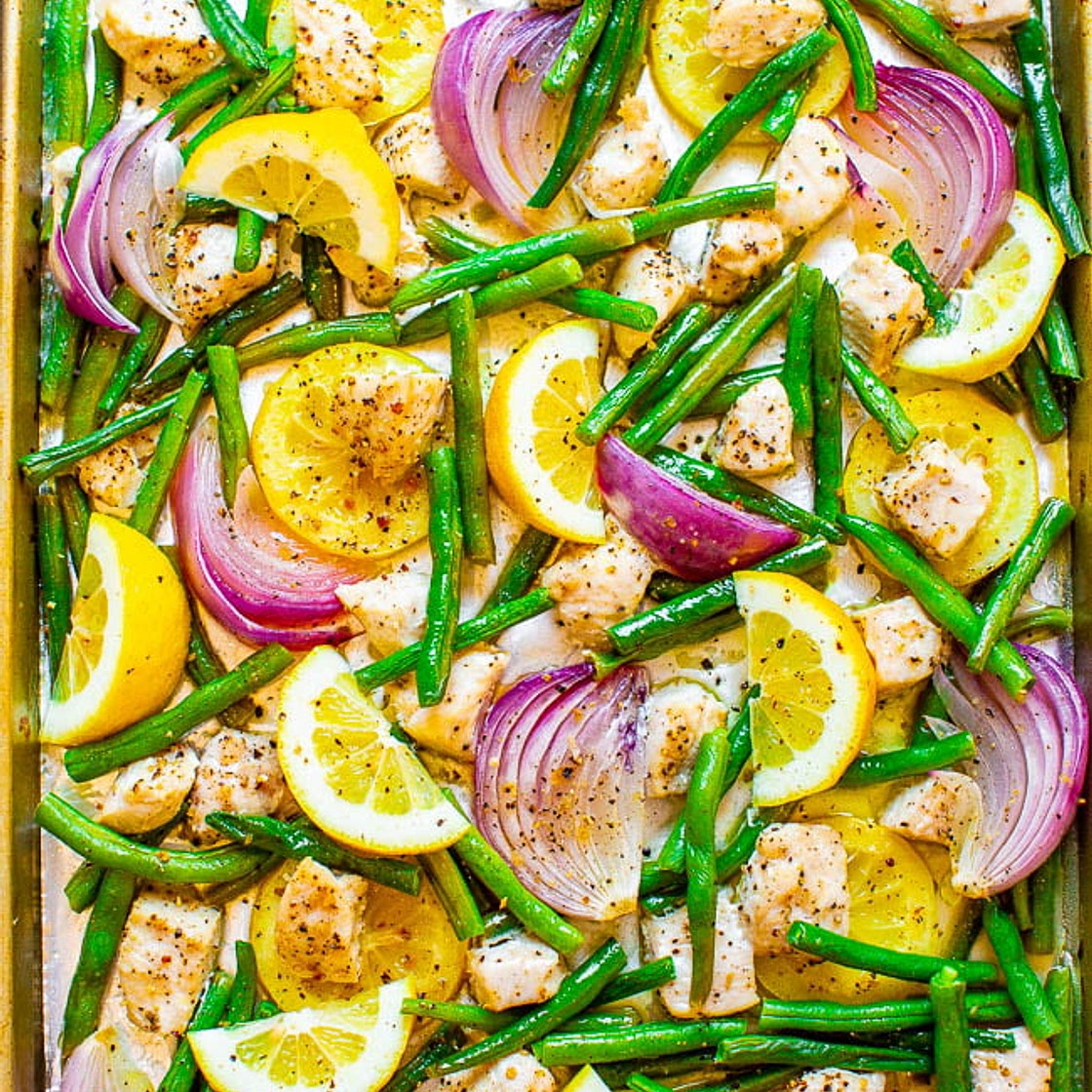 15-Minute Sheet Pan Lemon Pepper Chicken