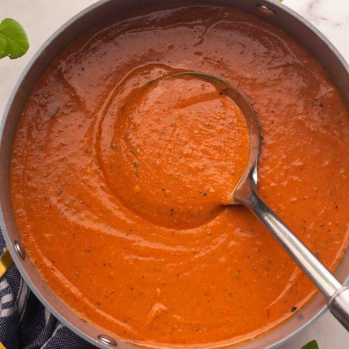 20 Minute Creamy Tomato Soup from Scratch