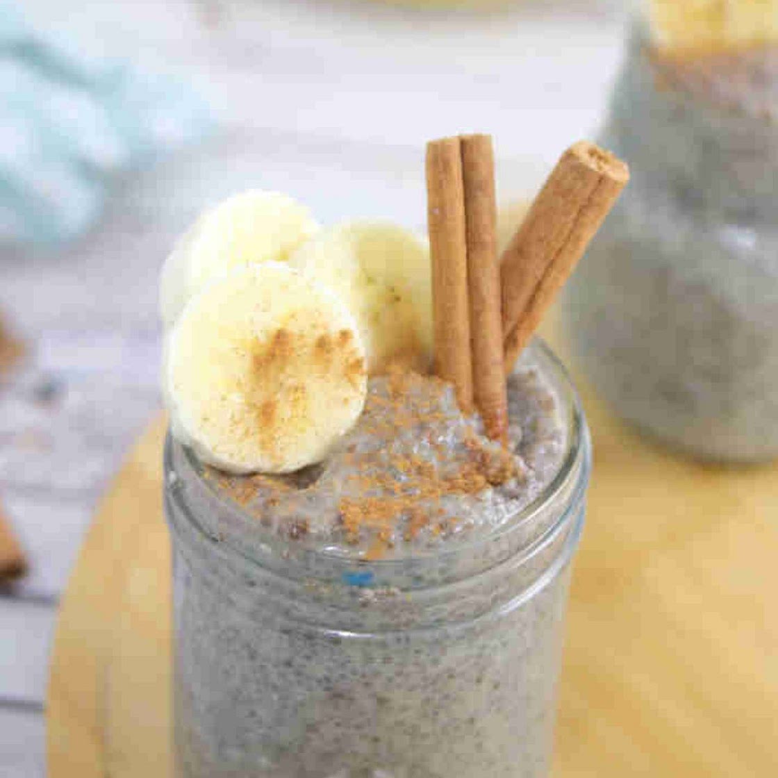 High-Protein Banana Chia Pudding