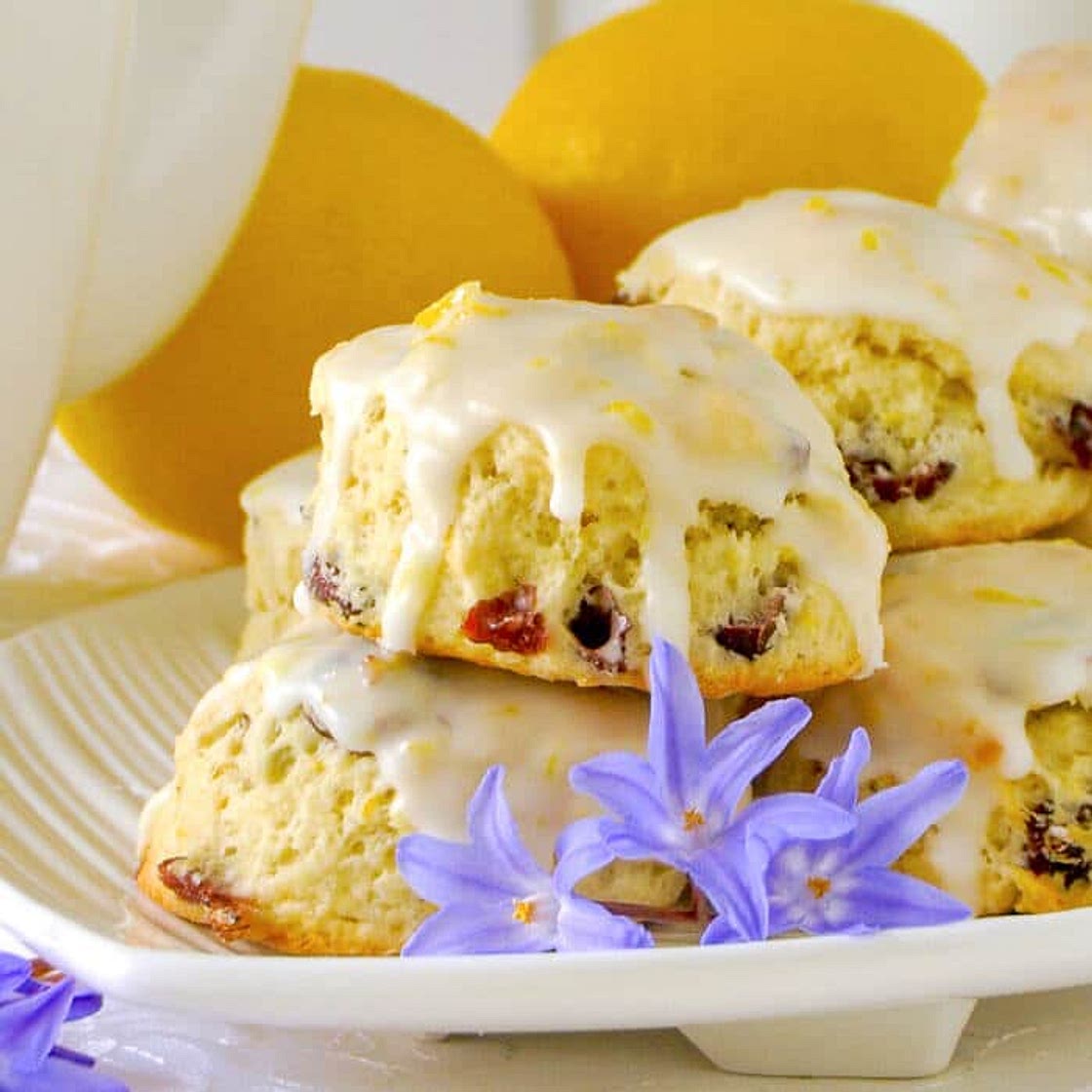 Lemon Cranberry Scones