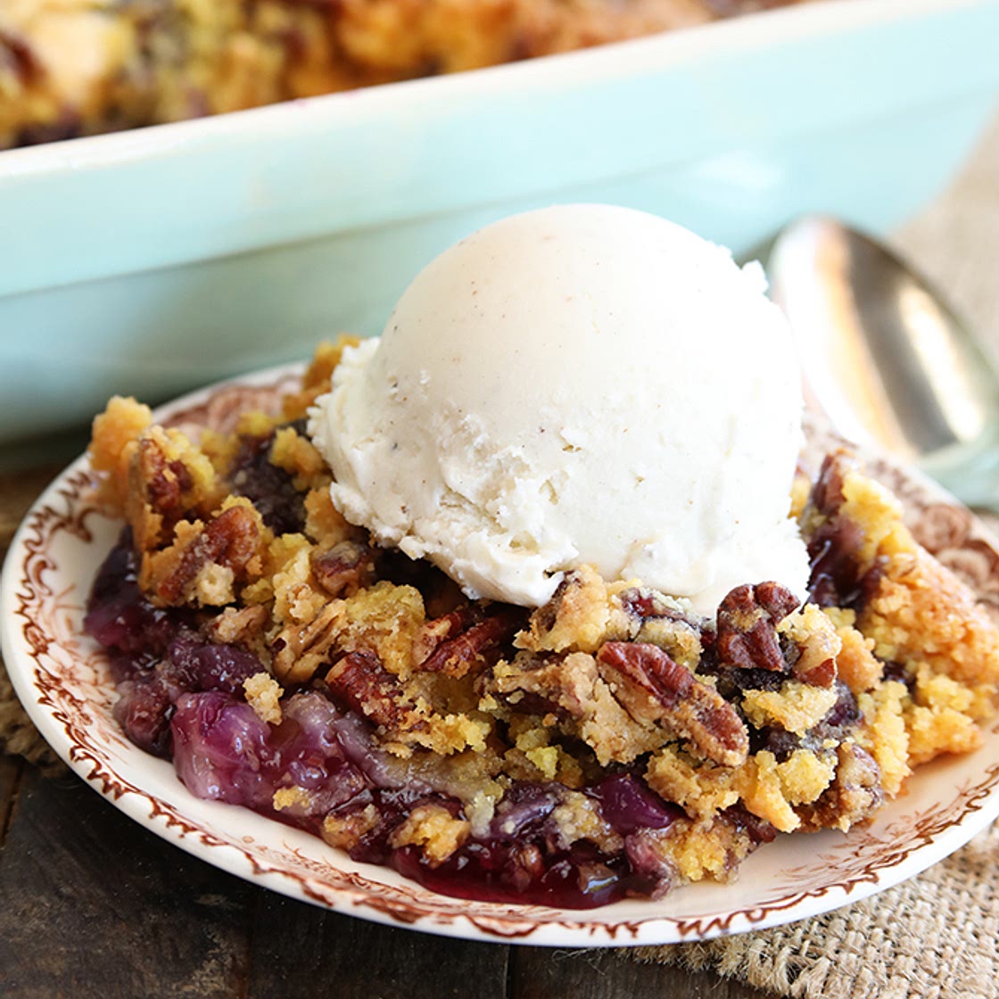 Pineapple Blueberry Dump Cake