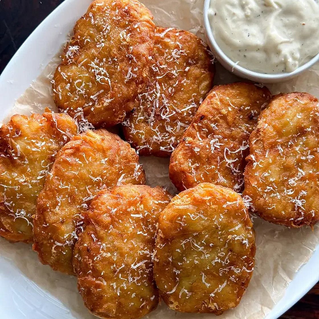Garlic Parmesan Hash Browns