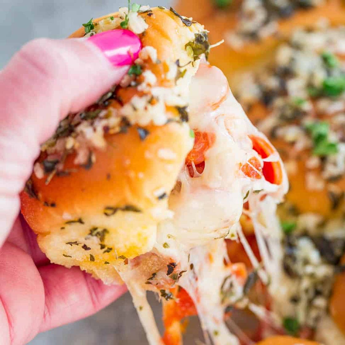 Pepperoni Pizza Sliders